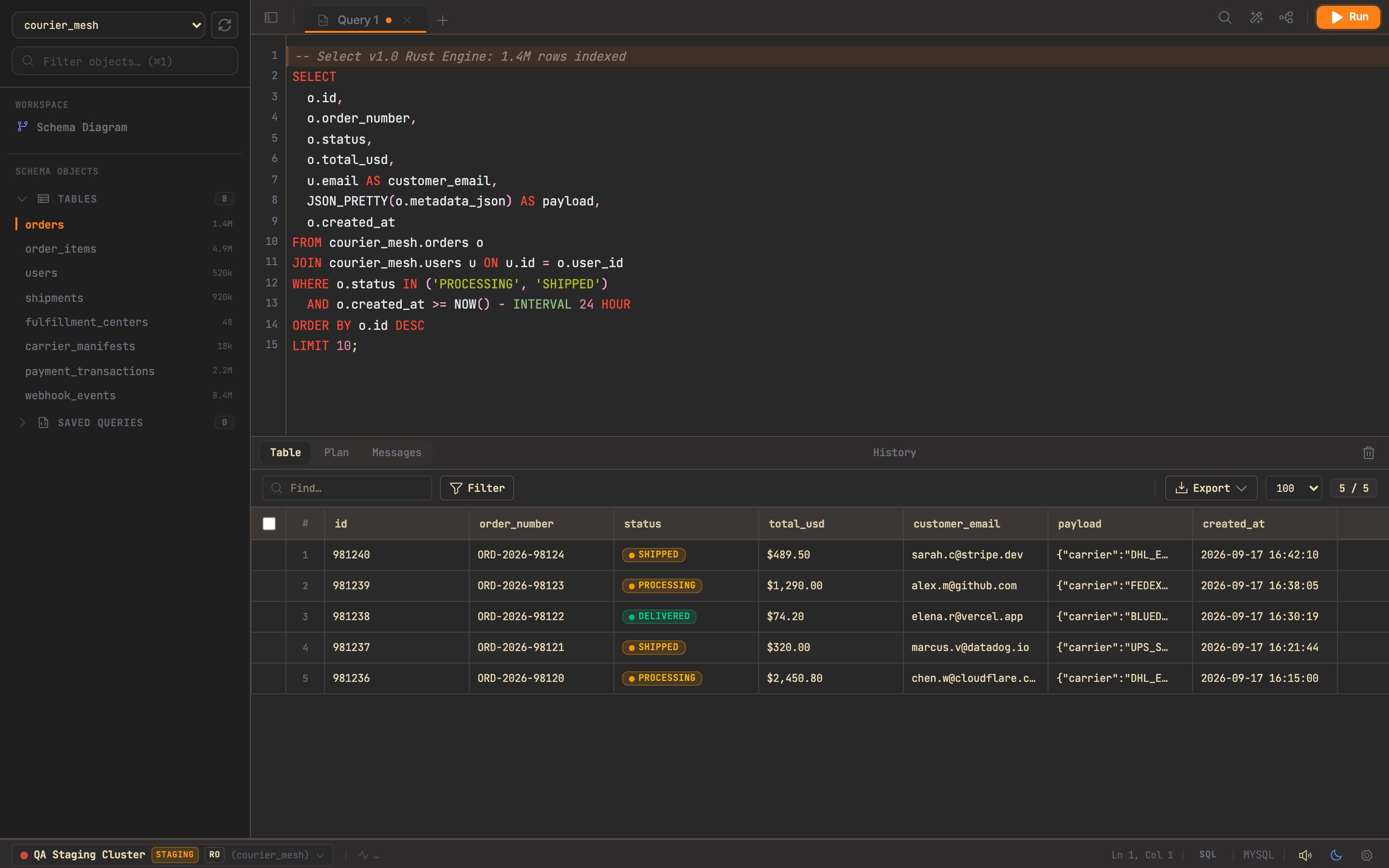 Select Desktop SQL Editor